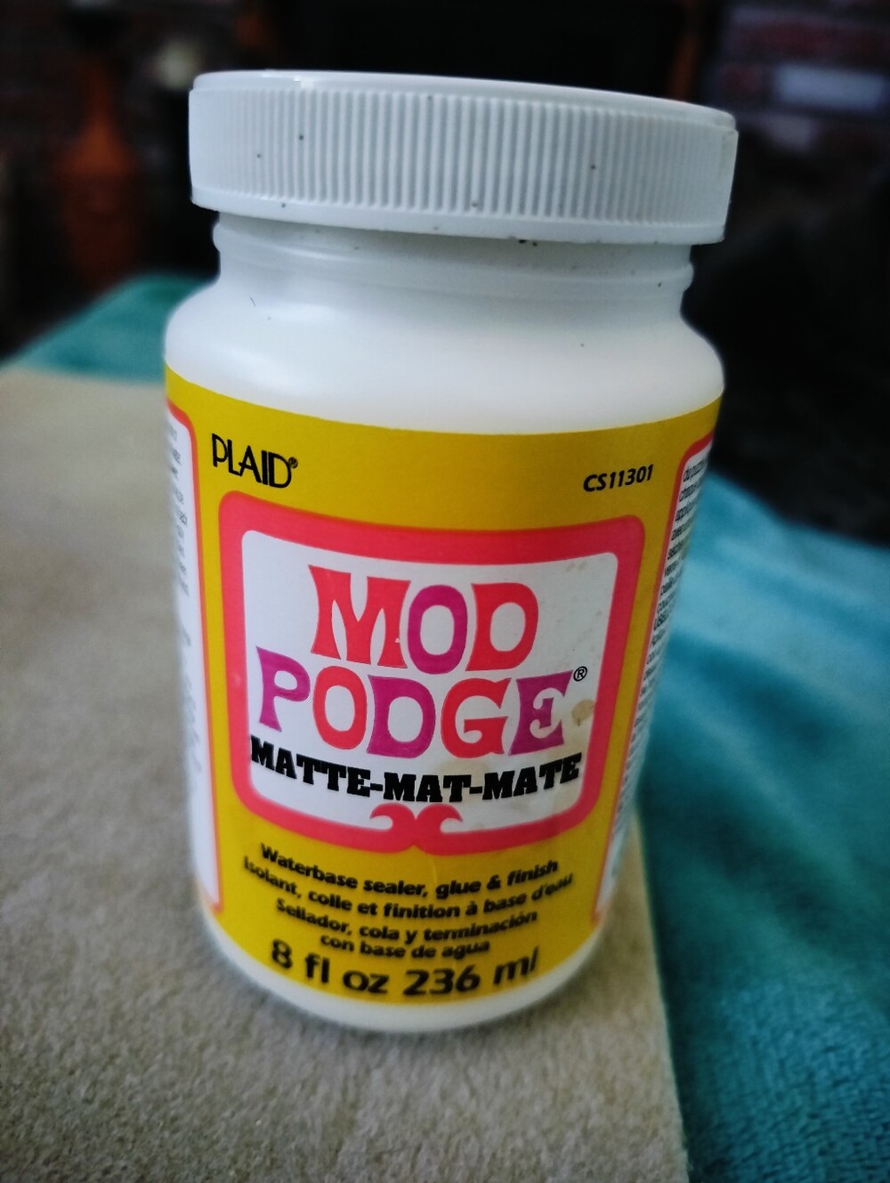 New & Sealed Mod Podge Matte 8 fl oz / 236 ml Plaid CS11301 Craft Sealer & Glue